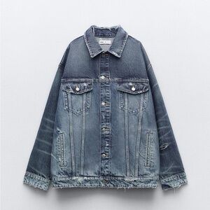 Zara Oversized Denim Jacket